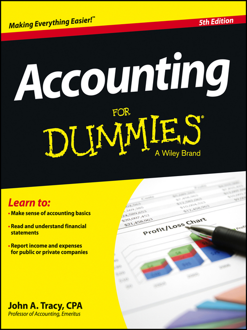 Title details for Accounting For Dummies by John A. Tracy - Wait list